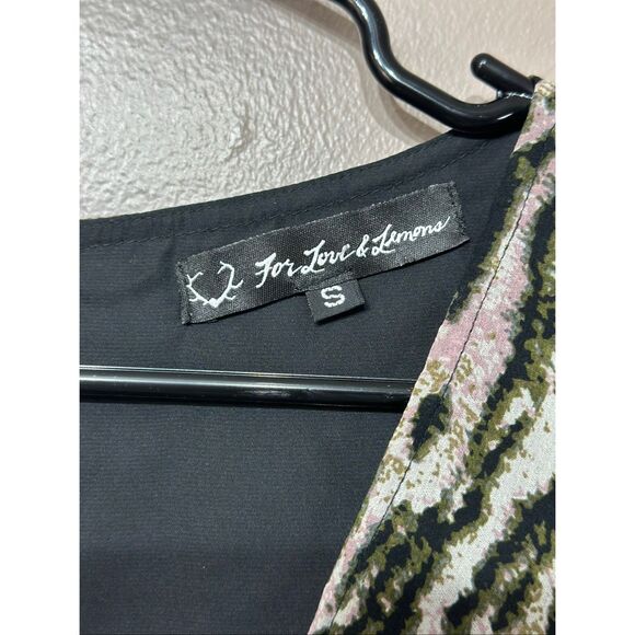 NWOT For Love & Lemons Animal Print Cut Out Sides Mini Cocktail Dress Women's S - Picture 6 of 13